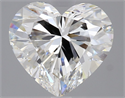 Natural Diamond 2.70 Carats, Heart with  Cut, G Color, SI1 Clarity and Certified by GIA