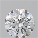 Natural Diamond 0.74 Carats, Round with Excellent Cut, H Color, SI1 Clarity and Certified by GIA