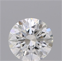 Natural Diamond 0.51 Carats, Round with Excellent Cut, H Color, VS1 Clarity and Certified by GIA