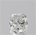 Natural Diamond 0.51 Carats, Cushion with  Cut, H Color, VS2 Clarity and Certified by GIA
