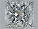 Natural Diamond 1.50 Carats, Princess with  Cut, G Color, SI1 Clarity and Certified by GIA