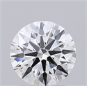 Lab Grown Diamond 1.53 Carats, Round with Ideal Cut, D Color, VS1 Clarity and Certified by IGI