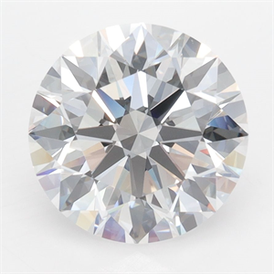 Picture of Lab Grown Diamond 3.63 Carats, Round with Ideal Cut, D Color, VVS1 Clarity and Certified by IGI