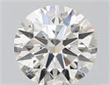 Natural Diamond 0.44 Carats, Round with Excellent Cut, I Color, VVS1 Clarity and Certified by GIA