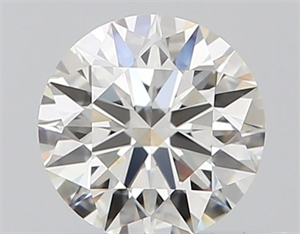Picture of Natural Diamond 0.44 Carats, Round with Excellent Cut, I Color, VVS1 Clarity and Certified by GIA