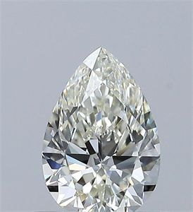 Picture of Natural Diamond 0.50 Carats, Pear with  Cut, K Color, VVS2 Clarity and Certified by GIA
