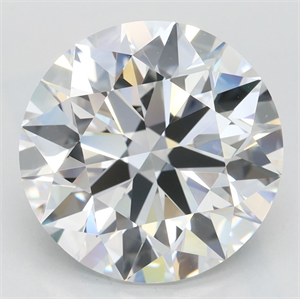Picture of Lab Grown Diamond 4.62 Carats, Round with Excellent Cut, D Color, IF Clarity and Certified by GIA