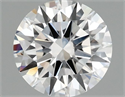 Lab Grown Diamond 1.01 Carats, Round with Ideal Cut, E Color, VVS2 Clarity and Certified by IGI