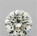 Natural Diamond 0.91 Carats, Round with Very Good Cut, L Color, VS1 Clarity and Certified by IGI