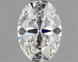Picture of Natural Diamond 0.43 Carats, Oval with  Cut, D Color, VS1 Clarity and Certified by GIA