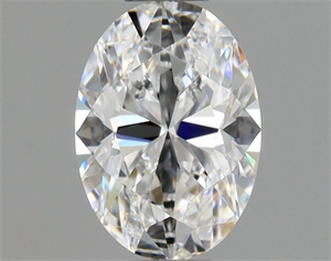 Picture of Natural Diamond 0.43 Carats, Oval with  Cut, D Color, VS1 Clarity and Certified by GIA