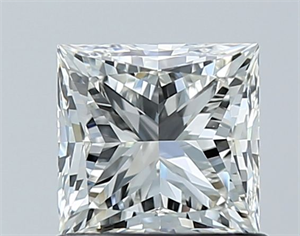 Picture of Natural Diamond 1.01 Carats, Princess with  Cut, I Color, VS2 Clarity and Certified by GIA