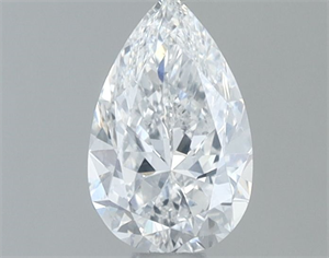 Picture of Natural Diamond 0.50 Carats, Pear with  Cut, E Color, SI1 Clarity and Certified by GIA