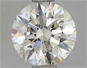 Diamante Natural 0.90 quilates, Redondo , Color J, claridad VVS2 y certificado IGI