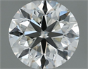 Natural Diamond 0.70 Carats, Round with Very Good Cut, I Color, VVS1 Clarity and Certified by IGI