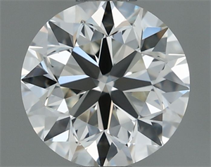 Picture of Natural Diamond 0.70 Carats, Round with Very Good Cut, I Color, VVS1 Clarity and Certified by IGI