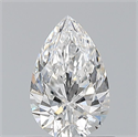 Natural Diamond 0.70 Carats, Pear with  Cut, E Color, VVS1 Clarity and Certified by GIA