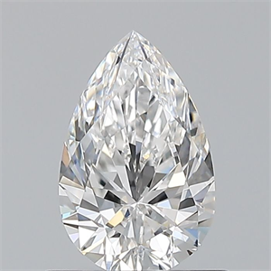 Picture of Natural Diamond 0.70 Carats, Pear with  Cut, E Color, VVS1 Clarity and Certified by GIA