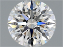 Natural Diamond 0.85 Carats, Round with Excellent Cut, F Color, VS1 Clarity and Certified by GIA