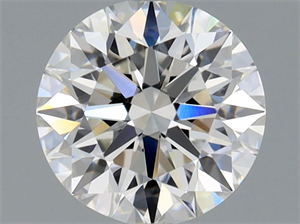 Picture of Natural Diamond 0.85 Carats, Round with Excellent Cut, F Color, VS1 Clarity and Certified by GIA