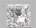 Diamante Natural 1.05 quilates, Princesa , Color E, claridad VVS2 y certificado GIA
