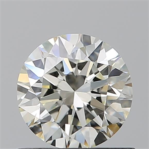 Picture of Natural Diamond 0.74 Carats, Round with Excellent Cut, K Color, VVS2 Clarity and Certified by GIA
