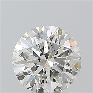 Picture of Natural Diamond 1.20 Carats, Round with Excellent Cut, J Color, SI2 Clarity and Certified by GIA
