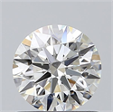 Natural Diamond 0.72 Carats, Round with Excellent Cut, I Color, VS2 Clarity and Certified by GIA