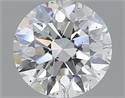 Diamante Natural 1.50 quilates, Redondo , Color D, claridad SI1 y certificado GIA