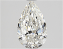 Natural Diamond 1.05 Carats, Pear with  Cut, F Color, SI1 Clarity and Certified by GIA