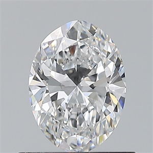 Picture of Natural Diamond 0.60 Carats, Oval with  Cut, D Color, VS1 Clarity and Certified by GIA