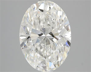 Picture of Natural Diamond 3.01 Carats, Oval with  Cut, H Color, SI2 Clarity and Certified by GIA