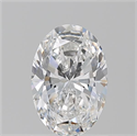 Natural Diamond 1.20 Carats, Oval with  Cut, D Color, VVS2 Clarity and Certified by GIA