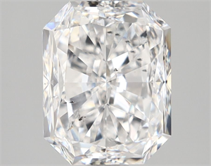 Picture of Natural Diamond 3.03 Carats, Radiant with  Cut, D Color, SI1 Clarity and Certified by GIA