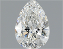 Diamante Natural 0.43 quilates, De pera , Color H, claridad VVS1 y certificado GIA