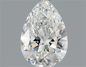 Foto Diamante Natural 0.43 quilates, De pera , Color H, claridad VVS1 y certificado GIA de