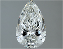 Natural Diamond 1.22 Carats, Pear with  Cut, G Color, SI2 Clarity and Certified by IGI