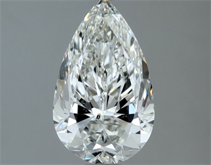 Picture of Natural Diamond 1.22 Carats, Pear with  Cut, G Color, SI2 Clarity and Certified by IGI