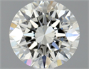 Natural Diamond 0.85 Carats, Round with Excellent Cut, I Color, IF Clarity and Certified by GIA