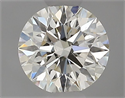 Natural Diamond 0.40 Carats, Round with Excellent Cut, I Color, SI1 Clarity and Certified by IGI