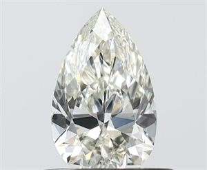 Picture of Natural Diamond 0.50 Carats, Pear with  Cut, I Color, VS1 Clarity and Certified by IGI