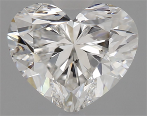 Picture of Natural Diamond 1.70 Carats, Heart with  Cut, G Color, SI2 Clarity and Certified by GIA