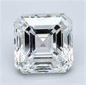 Diamante Natural 2.50 quilates, Asscher , Color F, claridad VVS2 y certificado GIA