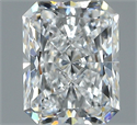 Natural Diamond 1.30 Carats, Radiant with  Cut, E Color, VS2 Clarity and Certified by GIA