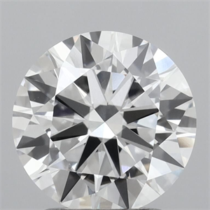 Picture of Lab Grown Diamond 1.92 Carats, Round with Excellent Cut, E Color, VVS1 Clarity and Certified by IGI