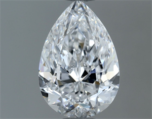 Picture of Natural Diamond 0.80 Carats, Pear with  Cut, D Color, VS2 Clarity and Certified by GIA