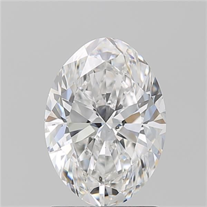 Foto Diamante Natural 1.70 quilates, Ovalado , Color E, claridad VS2 y certificado GIA de