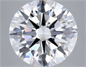 Lab Grown Diamond 5.04 Carats, Round with Ideal Cut, E Color, VVS2 Clarity and Certified by IGI