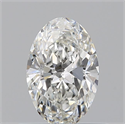 Natural Diamond 0.52 Carats, Oval with  Cut, G Color, VVS1 Clarity and Certified by GIA