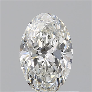 Picture of Natural Diamond 0.52 Carats, Oval with  Cut, G Color, VVS1 Clarity and Certified by GIA